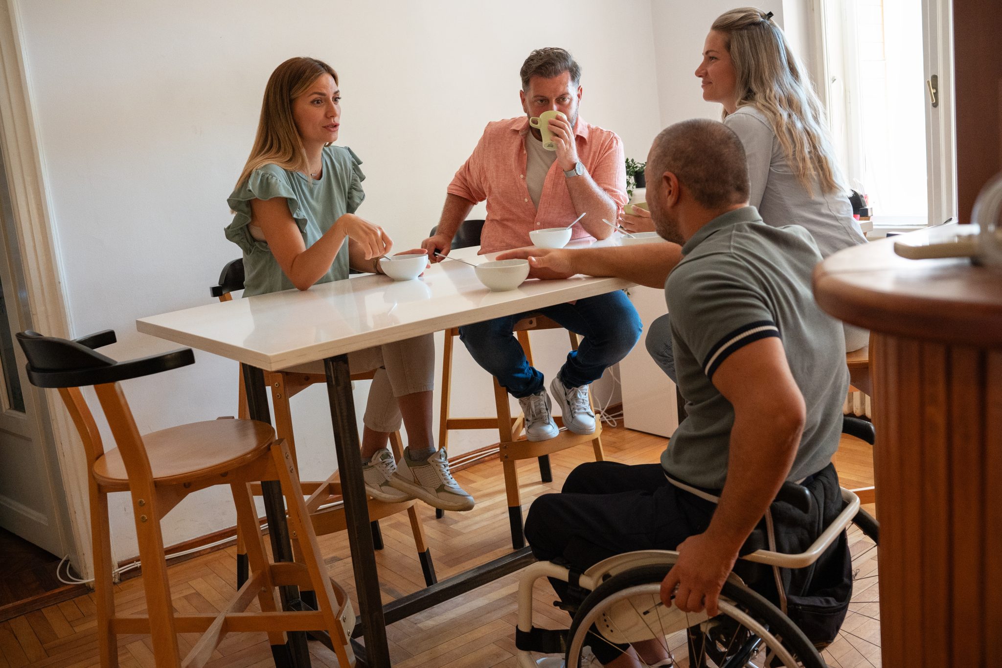 Comparison of three NDIS ILO arrangements: living alone, host arrangement, co-residency, Perth