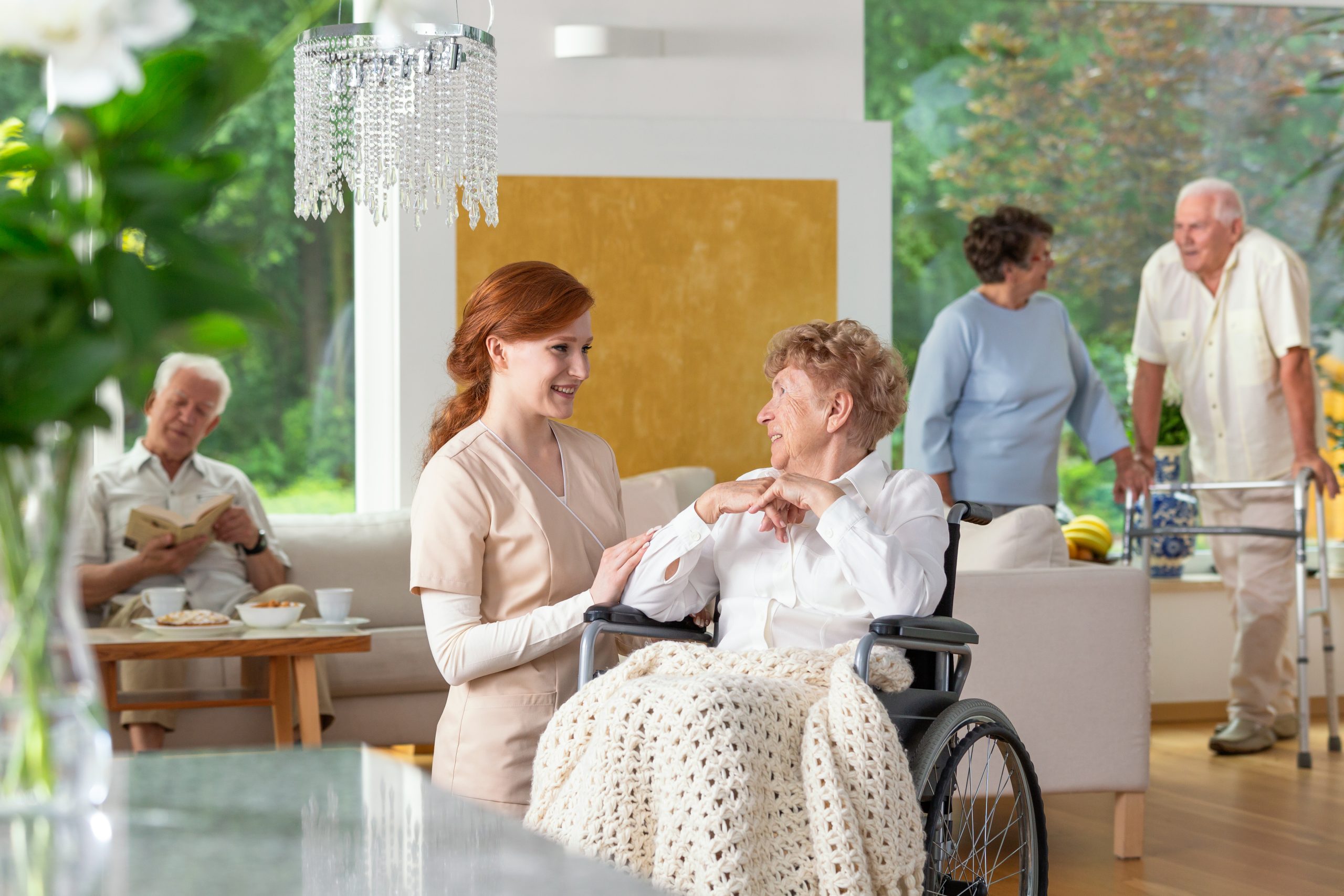 Professional support worker providing compassionate in-home care for seniors in Perth